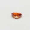 Orange sapphire-7.11x5.66mm-1.38CTS-Oval